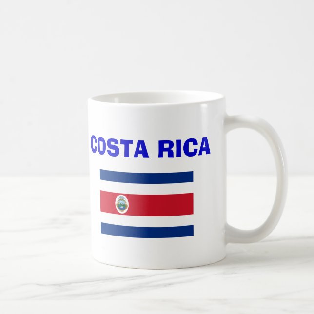 De Café Costa Rica * taza intrépida del CR (Derecha)