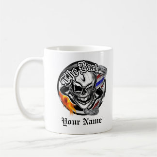 De Café Cráneo personalizado del peluquero con la taza