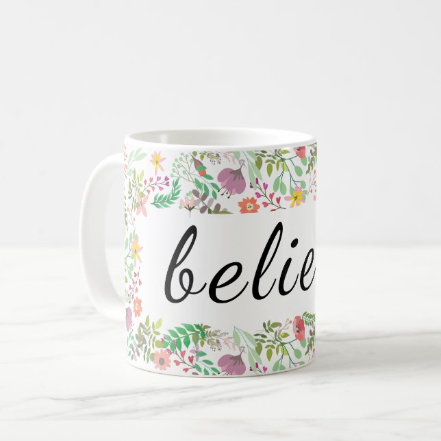De Café Crea la taza floral (Anverso izquierdo)