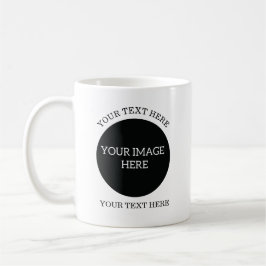 De Café Crea tu propia taza - 2 imágenes redondas más text