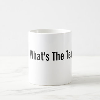 De Café ¿Cuál es el té? Taza