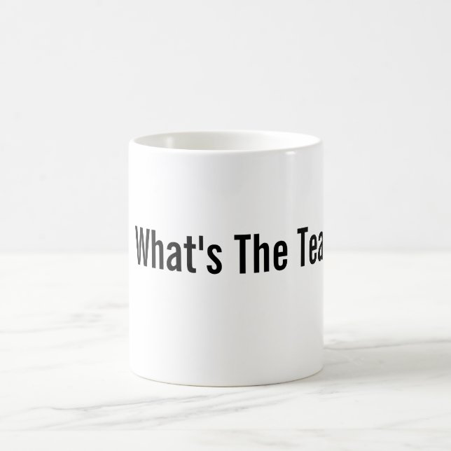 De Café ¿Cuál es el té? Taza (Centro)