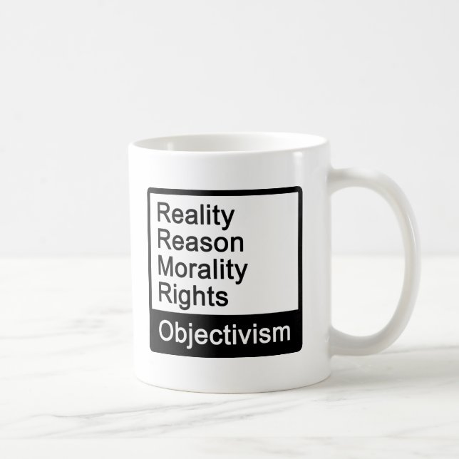 De Café ¿Cuál es Objectivism? Taza (Derecha)