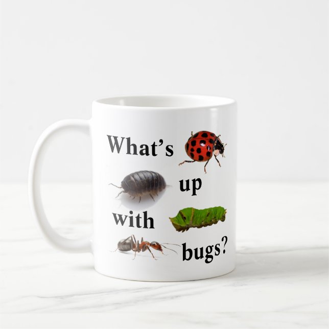 De Café ¿Cuál está para arriba con los insectos? taza (Izquierda)