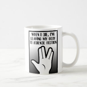De Café Cuerpo a la ciencia ficción Taza divertida