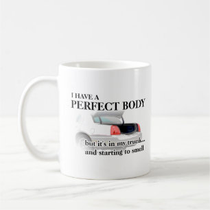 De Café Cuerpo Perfecto En Baúl Taza Divertida Humor