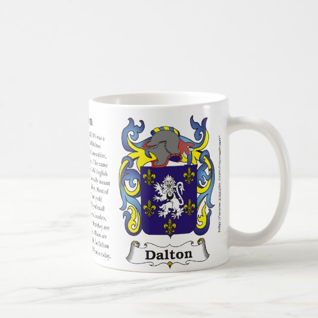 De Café Dalton, el origen y significado en una taza (Derecha)