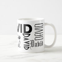 DAVID - personalice la taza