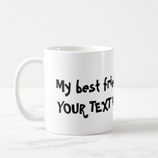 De Café Deefa perro, mi mejor amigo es ... taza (Izquierda)