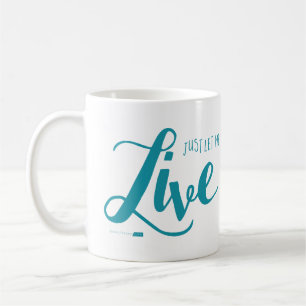 De Café Déjeme vivir taza (el trullo)