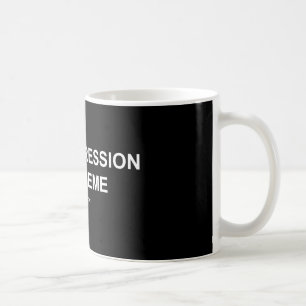 De Café Depresión/Meme - taza del negro/blanca