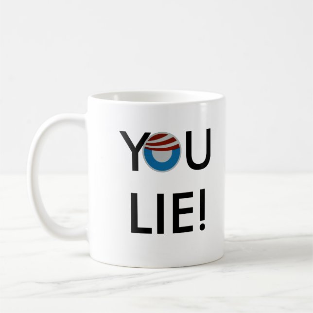 De Café ¡Derecho usted mentira! Taza (Izquierda)
