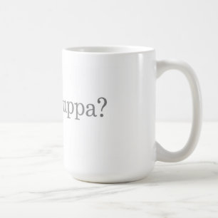 De Café "Desee un Cuppa?" Taza