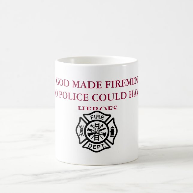 De Café Dios hizo los bomberos la taza (Centro)