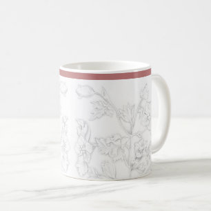 De Café Diseño mogol en una taza clásica