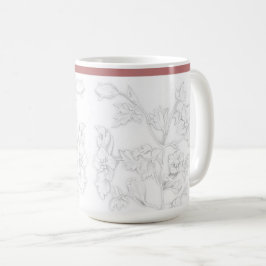 De Café Diseño Mogol en una Taza Clásica (15 oz)