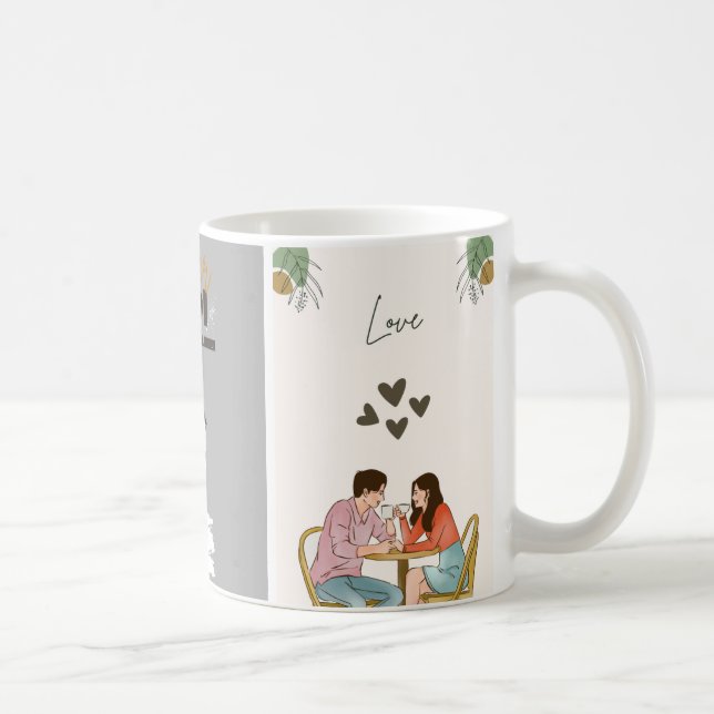 De Café Diseño único para taza (Derecha)