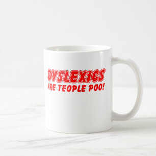 De Café Disléxicos Son Gente Muy Divertida Taza Humor