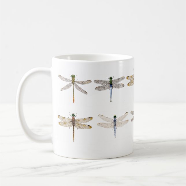 De Café Diversas libélulas en una taza (Izquierda)