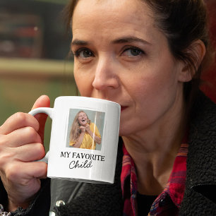 De Café Divertida taza personalizada “Mi hijo favorito” co