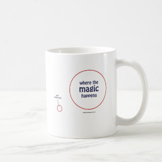 De Café "Donde sucede la magia" taza