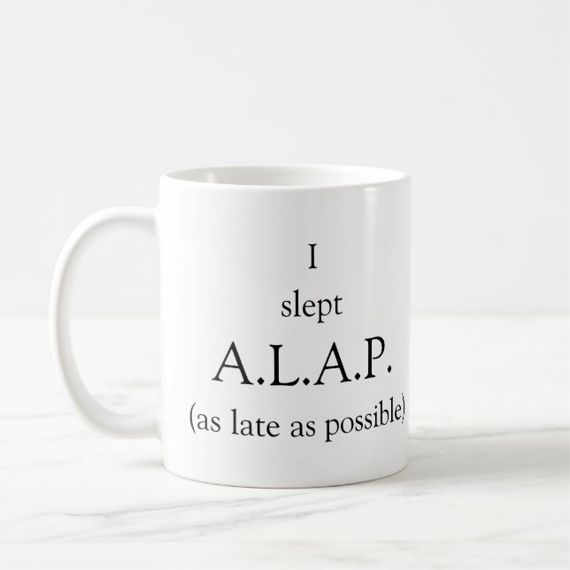 De Café Dormí ALAP - Taza (Izquierda)