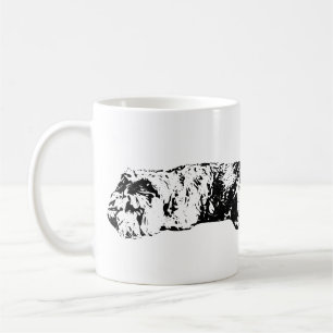 De Café Dos Mini Schnauzers – Taza Artística Negra y Blanc