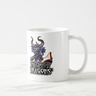 De Café Dragón azul 11oz del MD. Taza