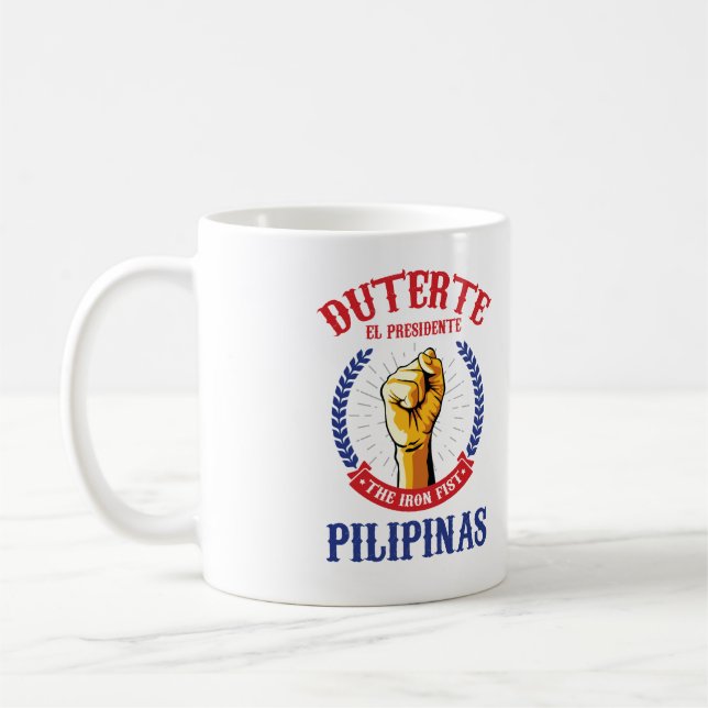 De Café Duterte - taza del EL Presidente (Izquierda)