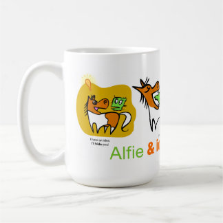 De Café El abono sucede mini taza del caballo del dibujo