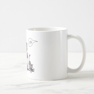 De Café ¡El acolchar me mantiene SANO! Taza
