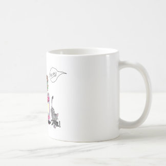 De Café ¡El acolchar me mantiene SANO! Taza