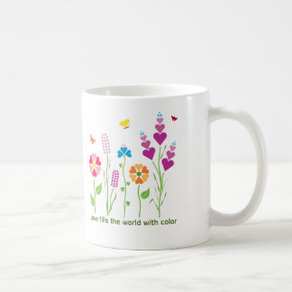 De Café El amor colorea la taza