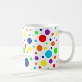 De Café El arco iris mancha la taza