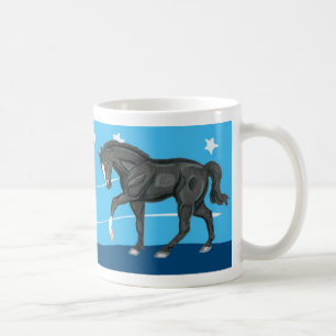 De Café El caballo cuarto soña la taza
