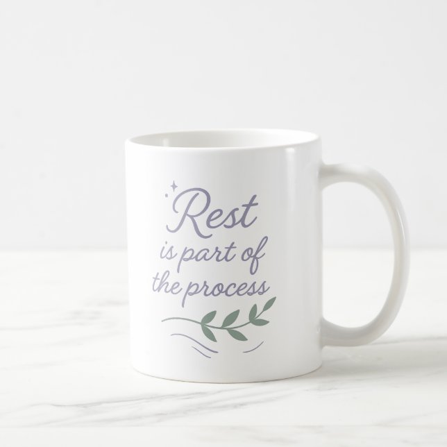 De Café El descanso es parte del proceso - Taza (Derecha)