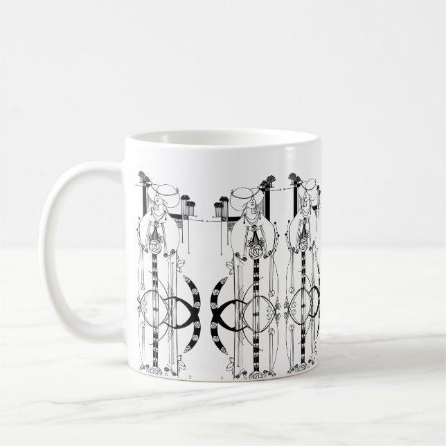 De Café El escocés Rennie Mackintosh inspiró la taza (Izquierda)