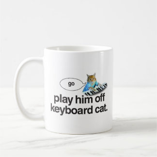 De Café el gato del teclado va taza