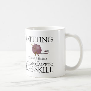 De Café El hacer punto no es una afición que es una taza