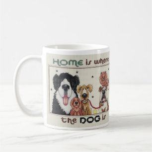 De Café El hogar es donde está taza el perro