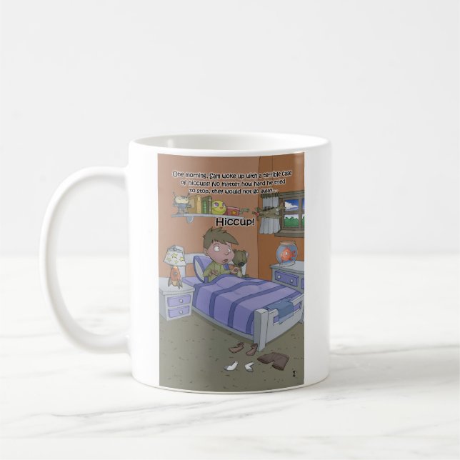 De Café El libro del hipo - taza - Sam despierta (Izquierda)