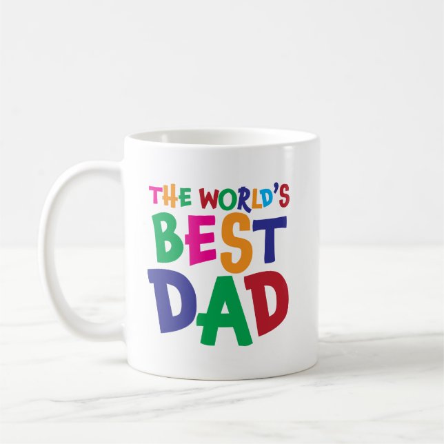 De Café El mejor papá del mundo en la taza (Izquierda)
