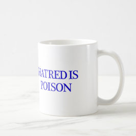 De Café El odio es taza del blanco del veneno