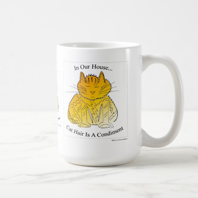 De Café El pelo del gato es un condimento - taza (Derecha)