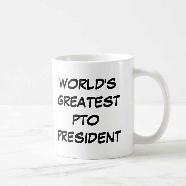 De Café "El presidente más grande" taza del PTO del mundo (Derecha)