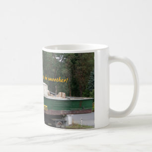 De Café El pulidor cruza taza divertida