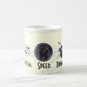 De Café El ritmo, velocidad, teclea la taza