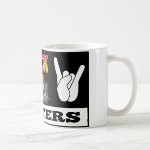 De Café El rock-and-roll importa taza