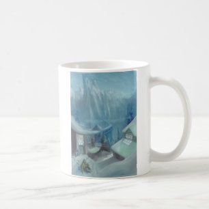 De Café El sentarse en la nieve - taza