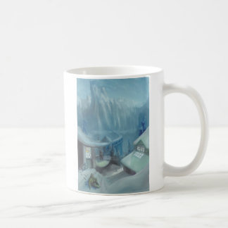 De Café El sentarse en la nieve - taza